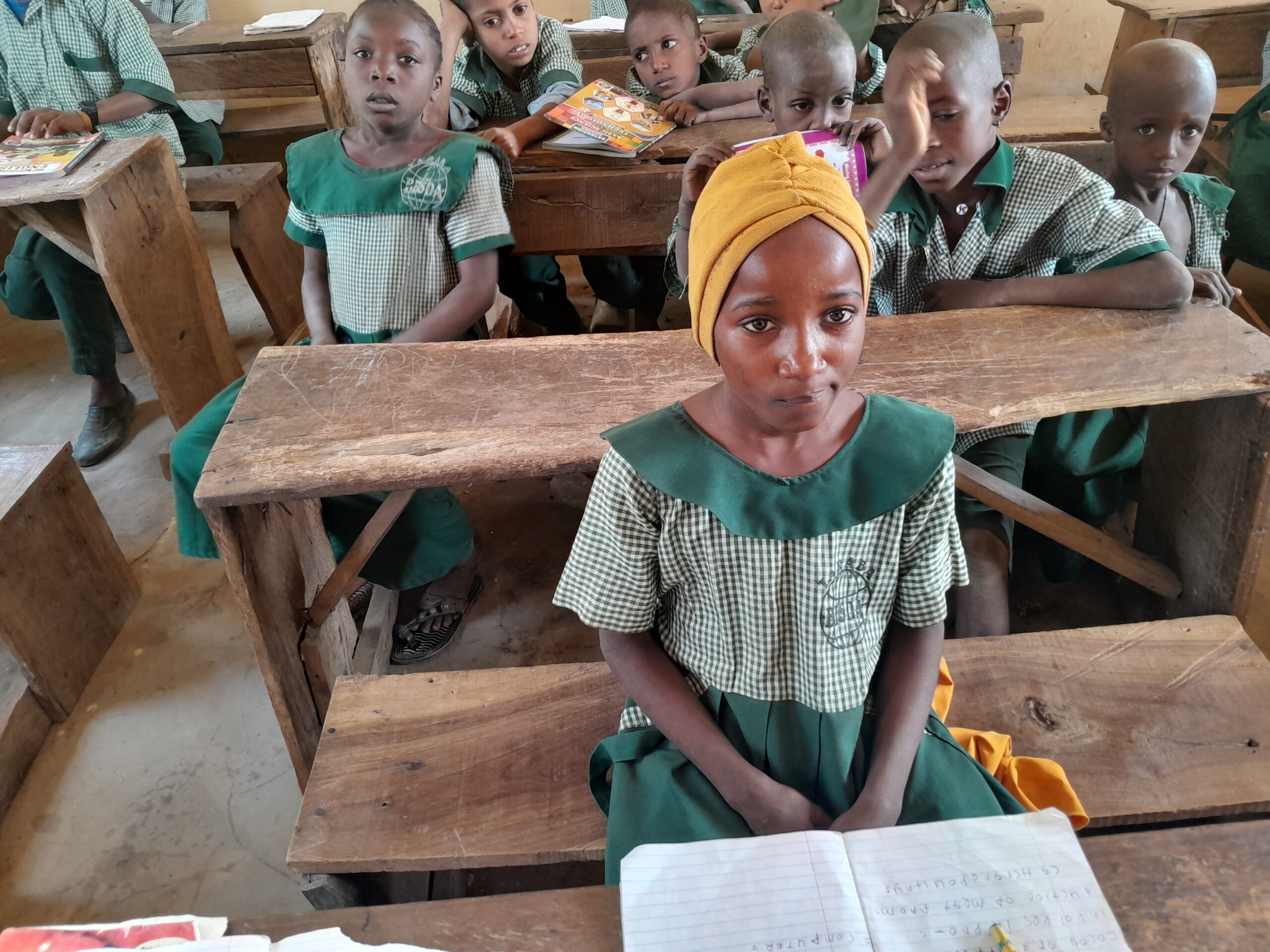 Ladifa Lawal is excelling in her studies at Garin Buba Community Primary School and she envisions to become a nurse in the coming years. Photo Yahuza Bawage.