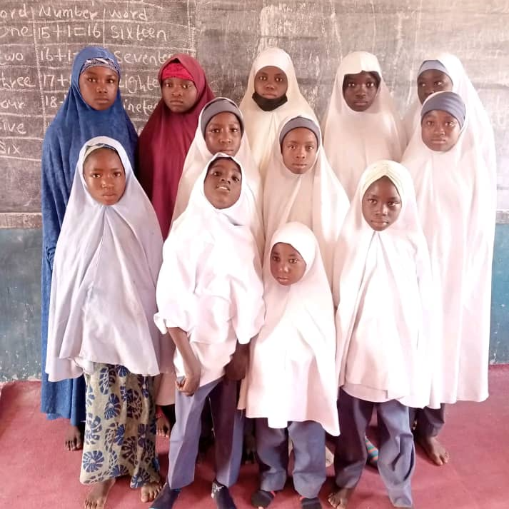 Some of the female children with hearing impaired enrolled at the school. Photo Credit Ibrahim Tukur.