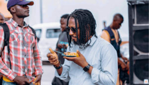 Tourists taste delicacies at the food festivals in Accra Tourists taste delicacies at the food festivals in Accra