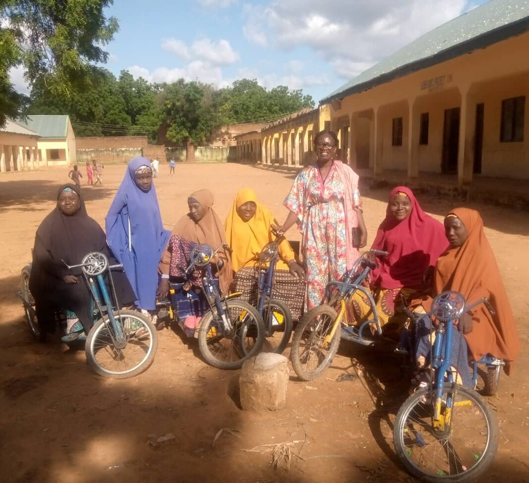 Jefiter Mang and some of the beneficiaries. Photo Credit LAD e1701376105612