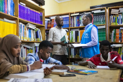 Kenya. UNHCR Nansen Refugee Award, 2023 Global Laureate, Abdullahi Mire, honoured for commitment to advancing access to education for fellow refugees