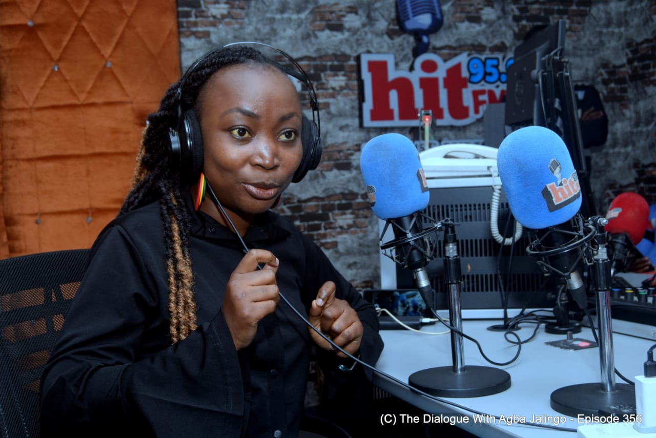 Onor-Obassi Egim Tawo speaking on a radio show