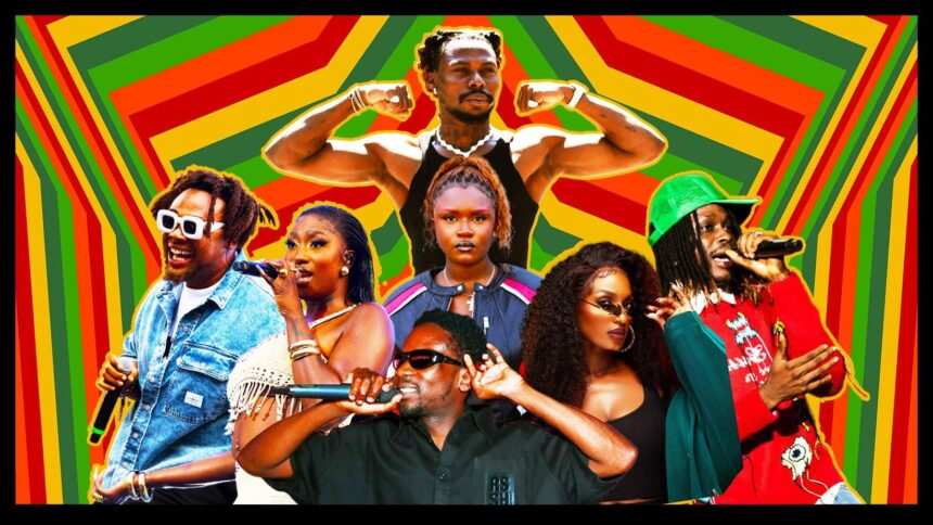A collage of Afrobeats artistes. Photo credit: Grammy.com