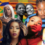 A collage of Nigerian female pop stars