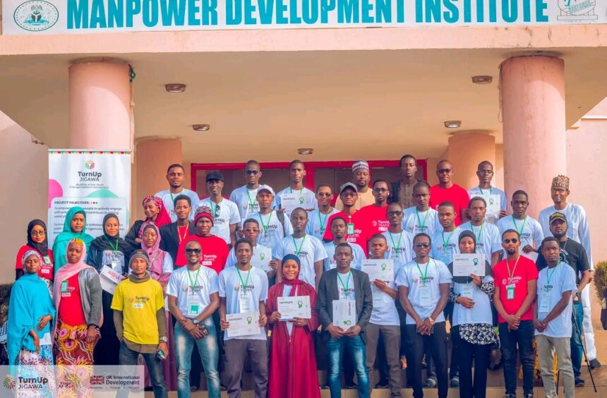 Selected fellows of the Turnup Jigawa program are excited on getting the opportunity to promote community development initiatives. Photo Credit Turnup Jigawa.