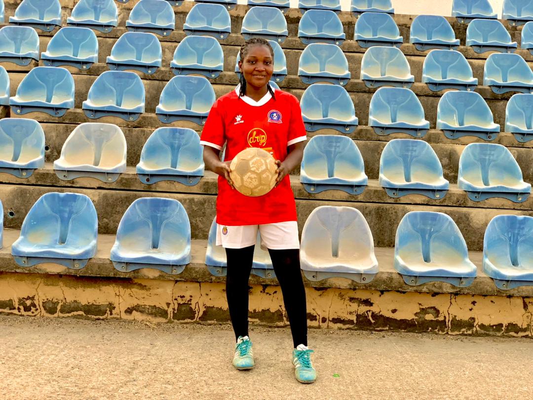 From a young age, football has been Peace Aboshi's best friend—and she is making a career out of it today. Photo credit: Peace Aboshi.