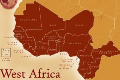 A map of west Africa. Photo credit: Techpoint Africa