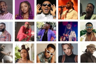 A collage of Nigerian artists. Photo credit: Daily Post