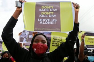 Some group of women protest the spate of rape in Nigeria. Photo Credit: Reuters/Afolabi Sotunde