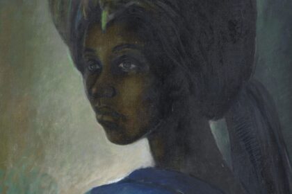 Tutu, a painting by Ben Enwonwu, sold for $1.6 million. Photo credit: CNN