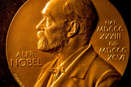 A gold plated Nobel medal. Photo credit: NobelPrize.org