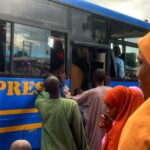 The Borno State mass transit buses are cheaper and availabl. Photo Credit: Hadiza Ngulde