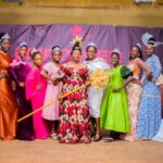 Some of the survivors of money woman dressed in beautiful dresses. Photo Credit: Her Voice Foundation