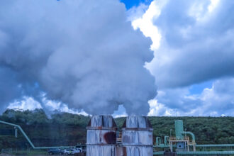 A geothermal well in Olkaria, Naivasha Kenya. Photo credit: Thuku Kariuki