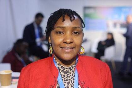 Elizabeth Wathuti, a climate activist, posing for a picture, during the COP29 Climate Conference in Baku, Azerbaijan, November 15, 2024. Photo credit: Seth Onyango