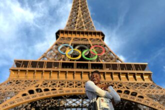 Ruth Usoro at the 2024 Olympics event in Paris