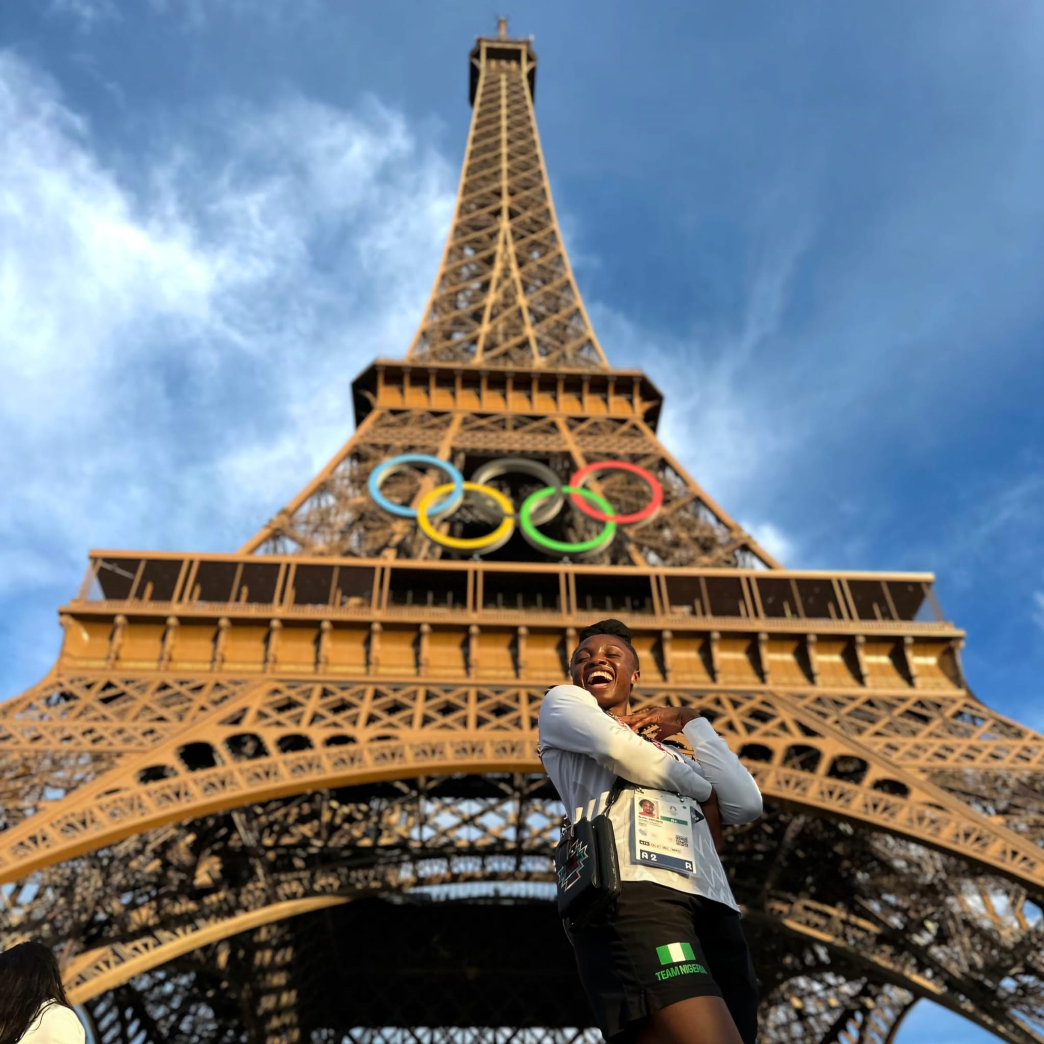 Ruth Usoro at the 2024 Olympics event in Paris