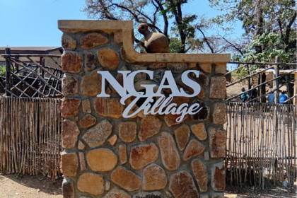 The entrance gate of the Ngas Village in the Jos National Museum. Photo credit: Nanji Nandang