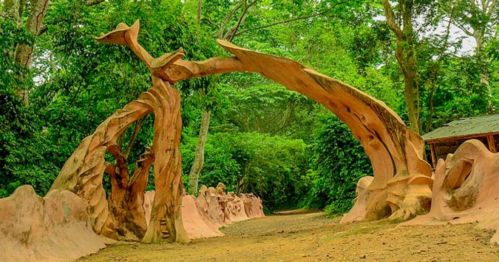 Osun sacred grove. Photograph: Rex Clarke Adventures