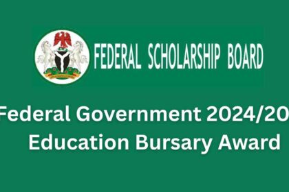 Federal Government 20242025 Education Bursary Award
