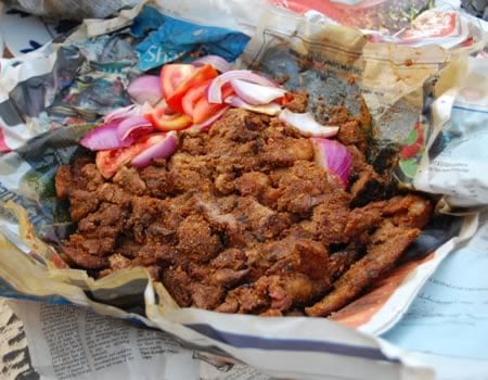 suya wrap newspaper