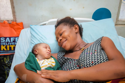 A mother and her infant. Credit. Pathfinder International