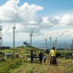 Windmills in Nairobi Town, Kenya