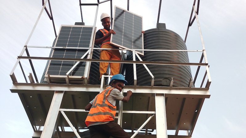Design and Implementation of Solar Powered Borehole