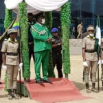 Members of the Ebubeagu outfit at a state function in Ebonyi