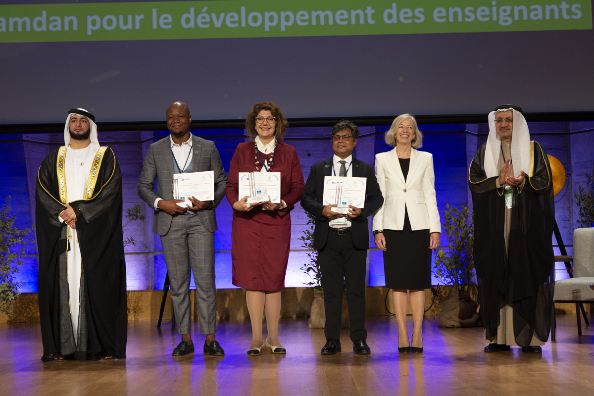 Hamdan Prize 2024 ceremony. Photo credit: UNESCO