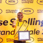 Ikenna Ikechukwu, winner of the 2024 MTN mpulse spelling bee