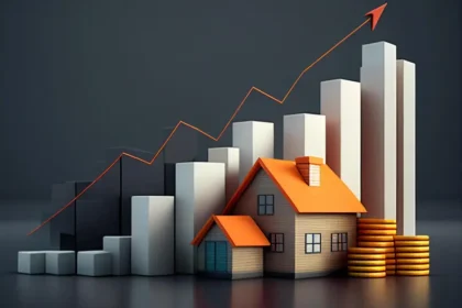 house on a pile of coins 3d illustration business concept generative ai free photo