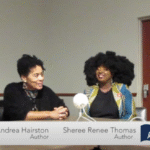 L-R: Hopkinson, Hairston, Thomas and Mohanraj. Credit: Speculative Literature Foundation