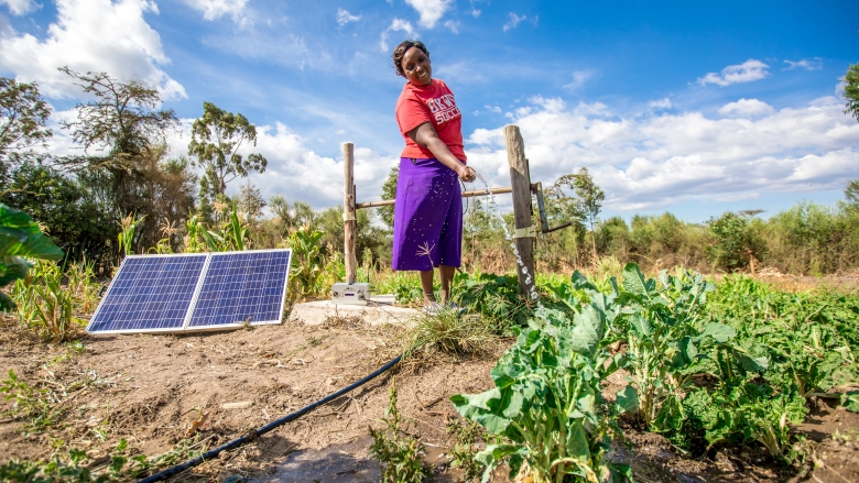 Betting on solar irrigation to improve food security