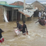 Hapless residents in the wake of the Mokwa floods. Photo credit: TVC News