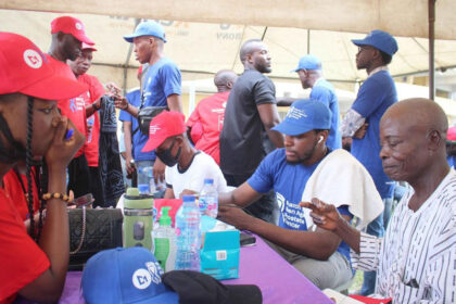 The Dozy Mmobuosi Foundation running prostate screening in Lagos as part of the 2022 International Men's Day. Credit: ThisDayLive