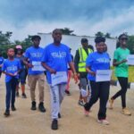 A group participating in a walking exercise in Abuja. Courtesy: Walk with a Doc