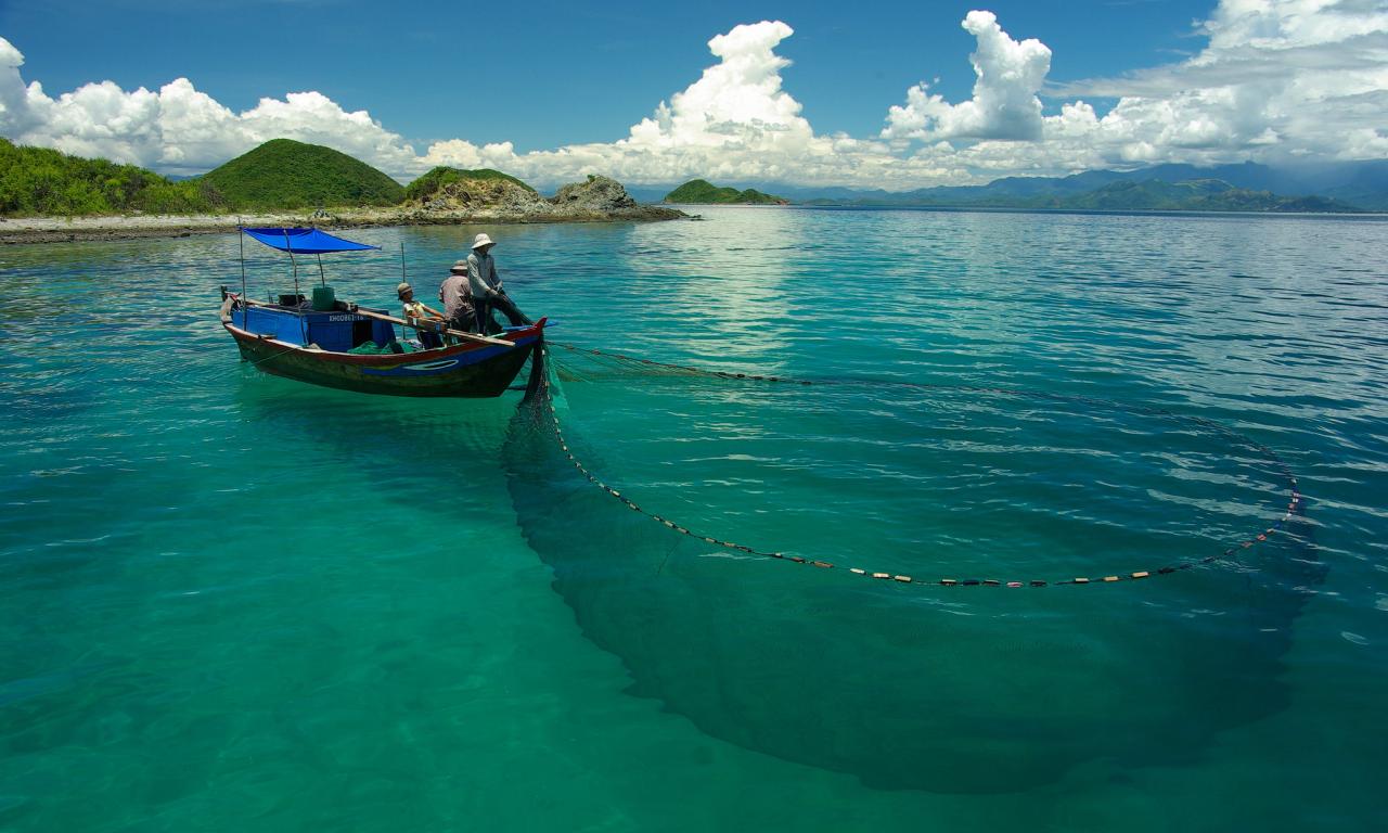 A photograph used to illustrate the blue economy. Courtesy: WorldFish