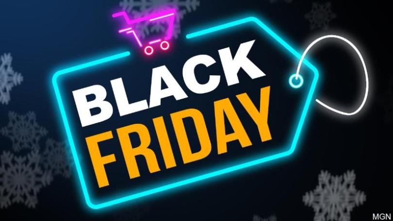 A Black Friday banner