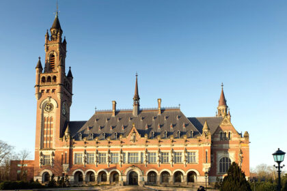 This photoof the ICJ builing is used to illustrate the legal scholars fellowship. Credit: ICJ