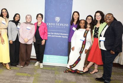 Photograph courtesy: John Hopkins Centre for Global Women's Health and Gender Equity