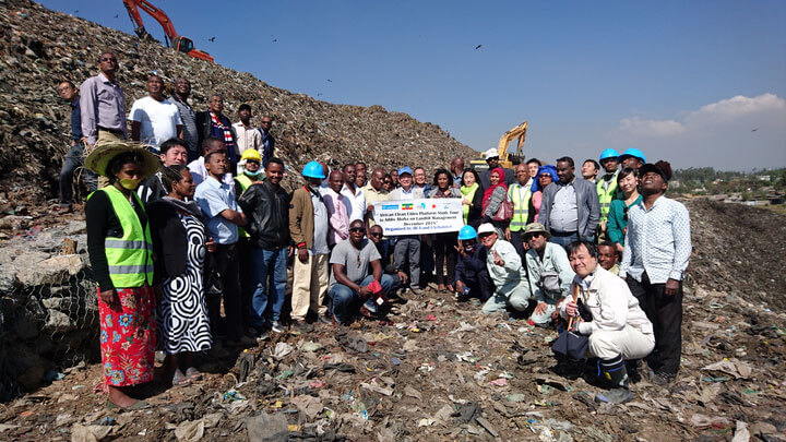 Safe Management of Landfill in Addis Ababa by JICA and UN Habitat