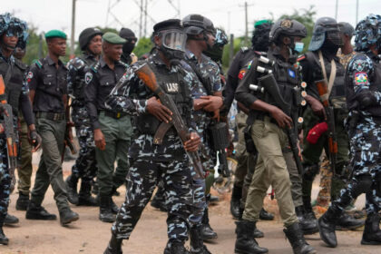 Members of the Nigeria Police Force. Credit: Financial Times