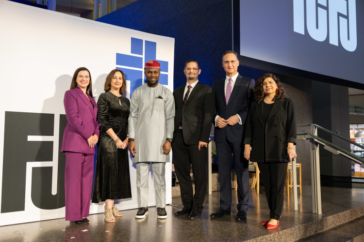 2025 winners. Credit: ICFJ