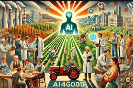 AI for Good illustration. Credit: ICT Works